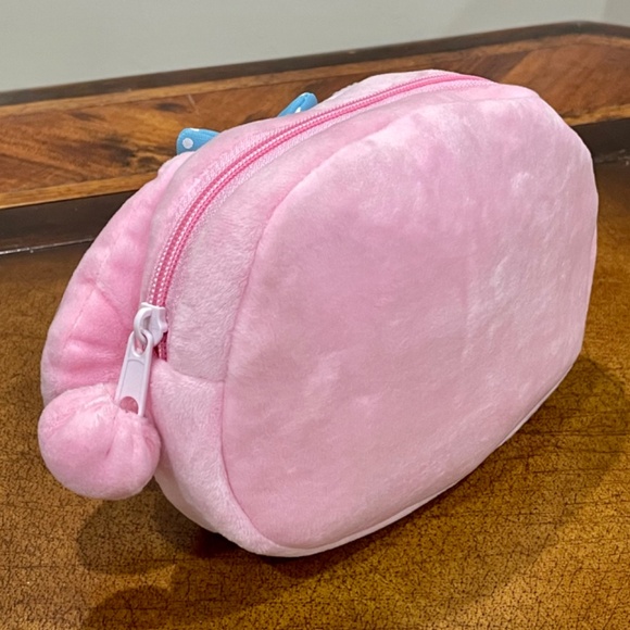 My Melody Plush Cosmetic Makeup Pouch Travel Case Kawaii Sanrio Pink - Picture 7 of 11